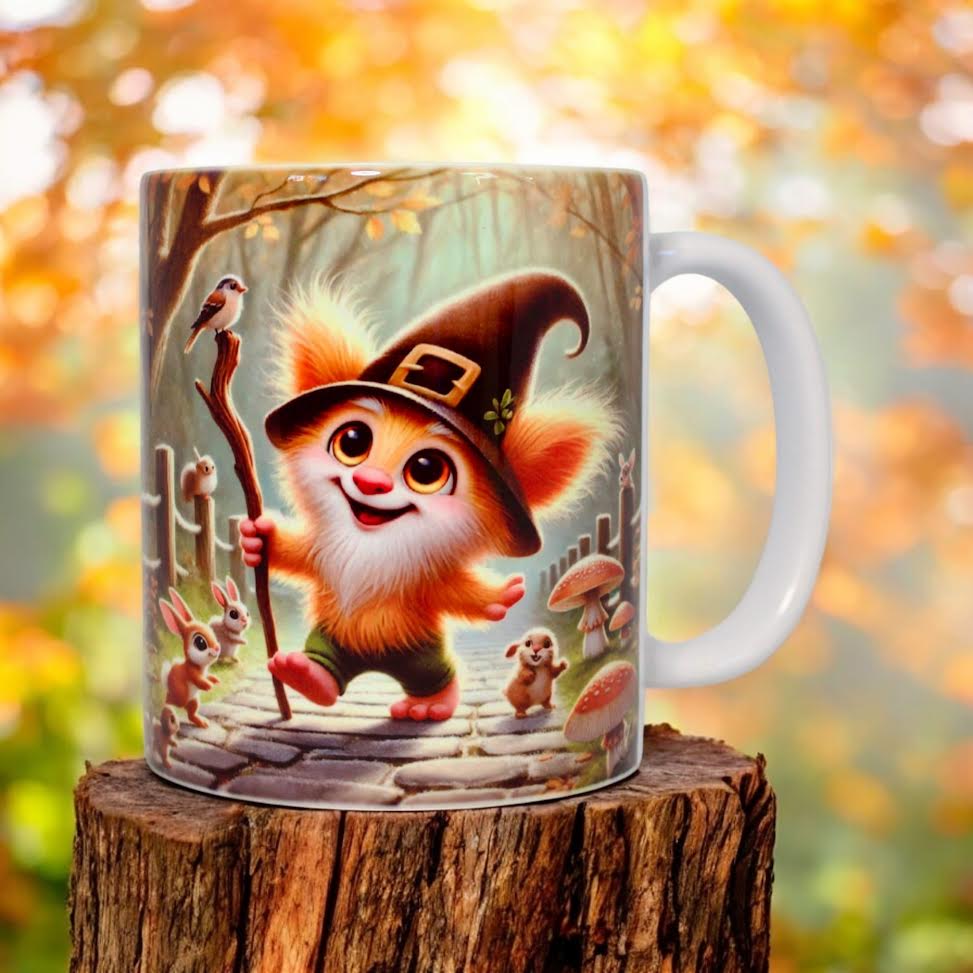 Classic double-sided mug "Forest Gnome"