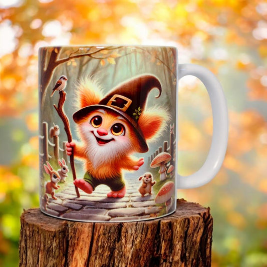 Classic double-sided mug "Forest Gnome"