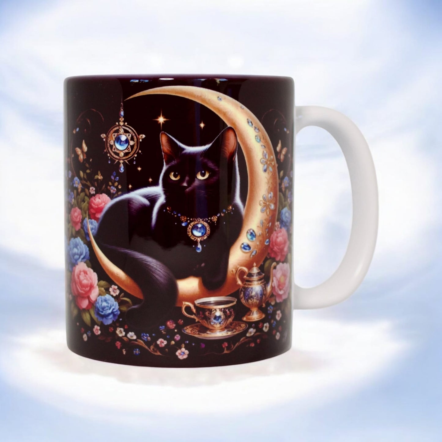 Classic double-sided mug "Luna Cat"