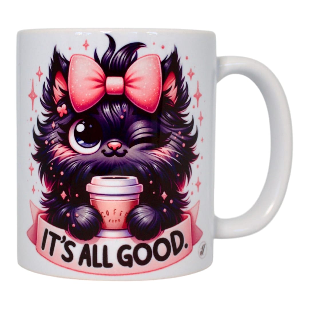 Classic double-sided mug "Everything is fine"