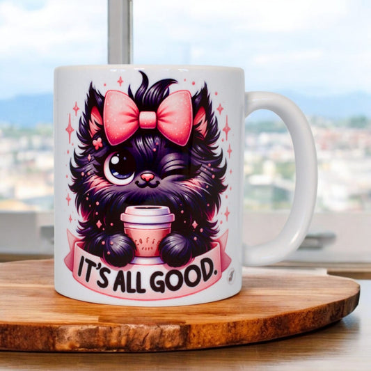 Classic double-sided mug "Everything is fine"