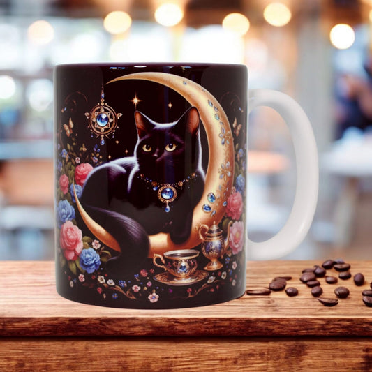 Classic double-sided mug "Luna Cat"