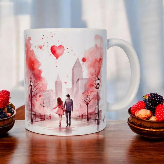 Classic double-sided mug "Every love story is beautiful"