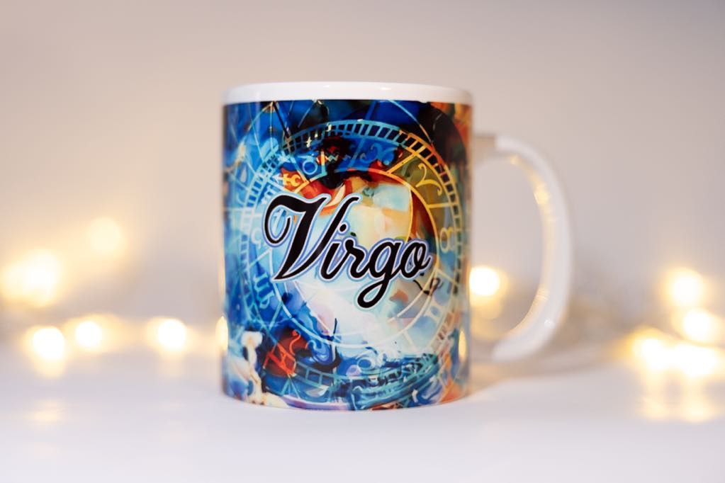 Classic double-sided mug with the horoscope sign "Virgo"