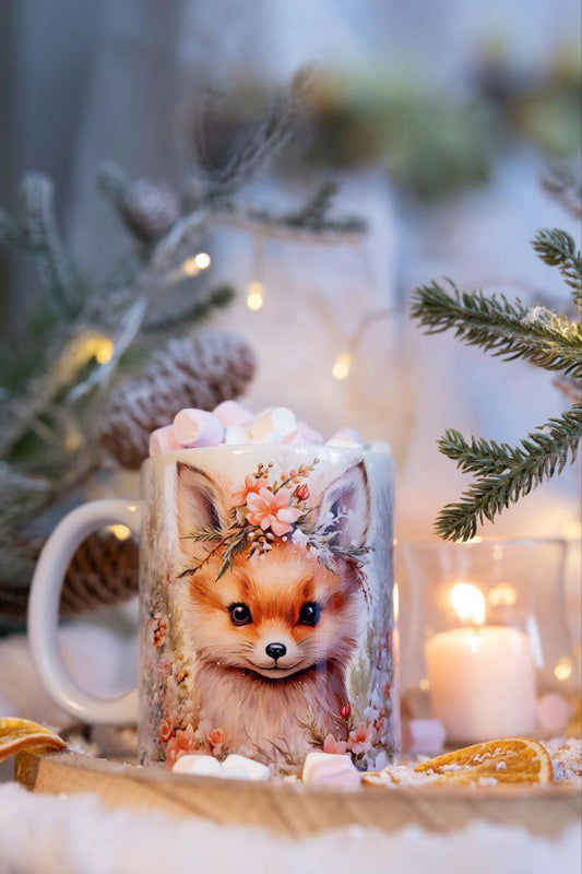 Classic double-sided mug, "Cute Leaf"